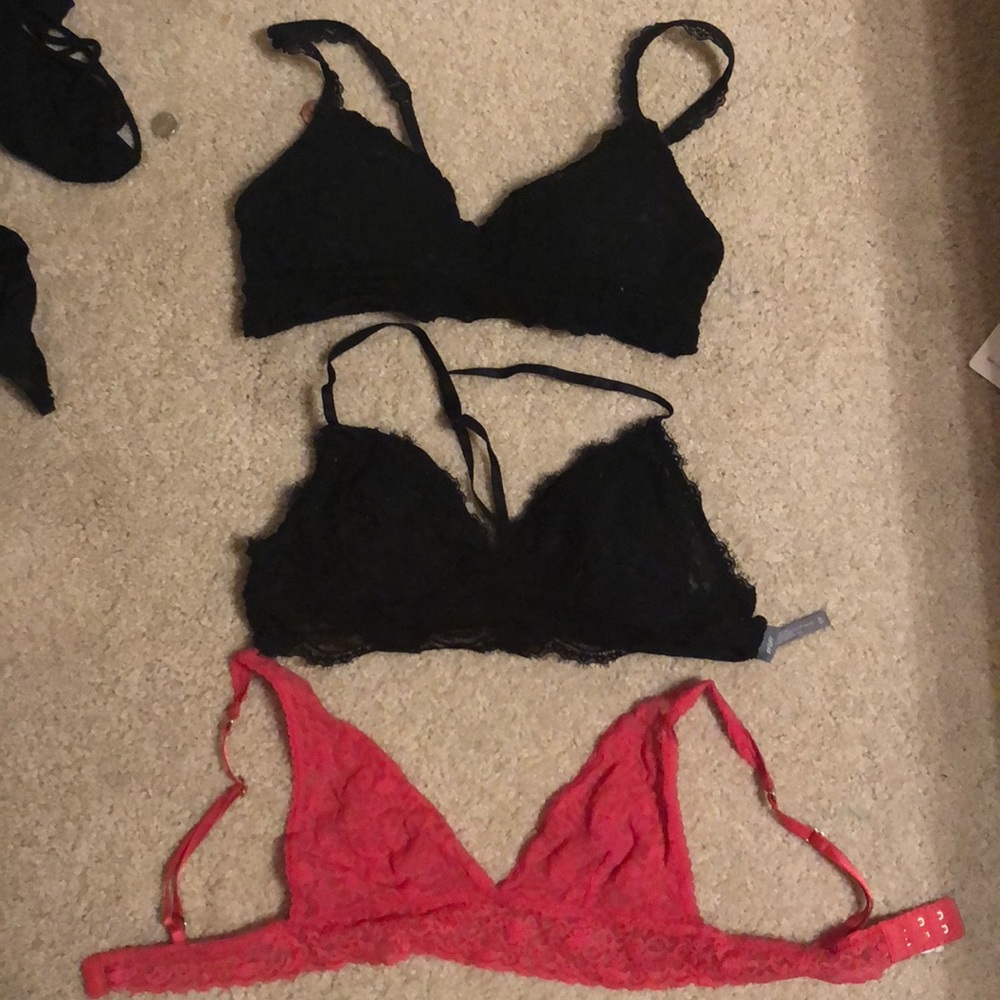 Bundle of bralettes